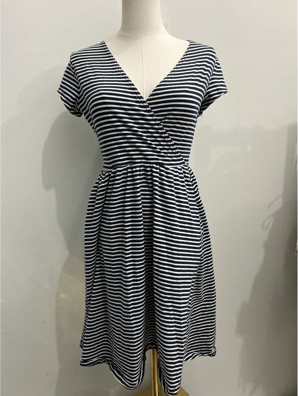 Pact Women's Striped Organic Cotton Casual Dress